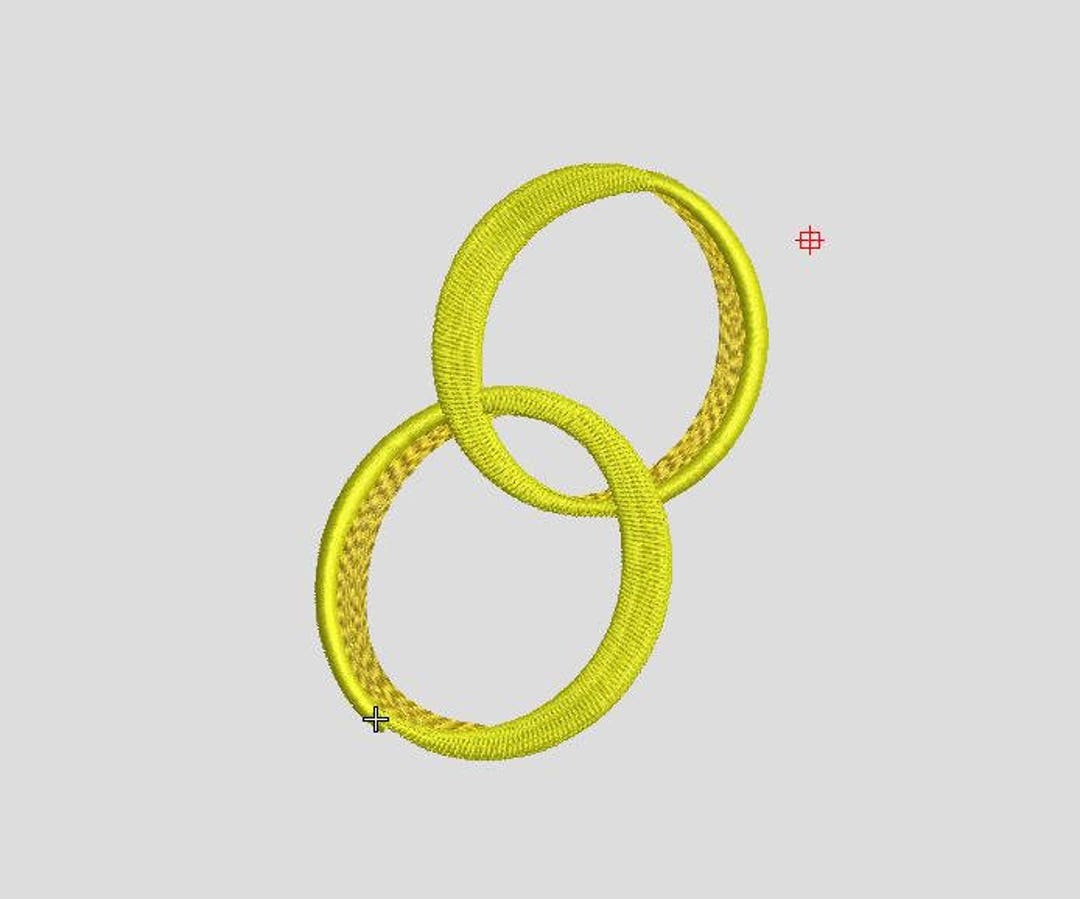 Hochzeit Ringe Embroidery Design / Eheringe / Etsy.de