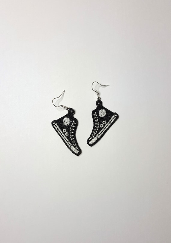 Sneaker earrings clearance