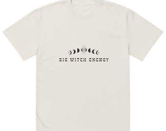 Big Witch Energy Oversized faded t-shirt