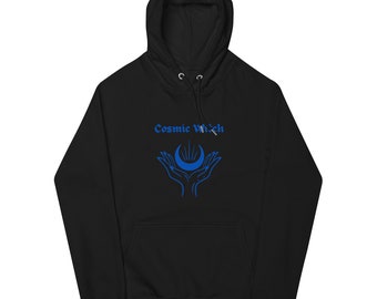 Cosmic Witch Unisex eco raglan hoodie