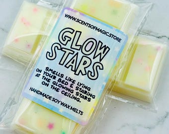 Glow Stars: Retro Glow in the Dark Soy Wax Melts for Warmers
