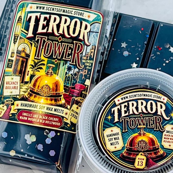 Terror Tower Soy Wax Melts Bar for Warmer: Theme Park Inspired Home Fragrance