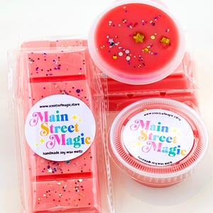 Main Street Magic Soy Wax Melts : Theme Park Inspired Wax Melts For Warmer | Disney Lover Gift Under 10 | We Combine Shipping!