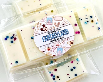 Disney Inspired Soy Wax Melts: Sweet Scented Snap Bar For Warmer | Disney Home Fragrance Decor | Handmade Disney Lover Gift Under 10
