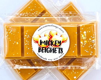 Mickey Beignets Inspired Soy Wax Melts for Warmer: Sweet Pastry Scent