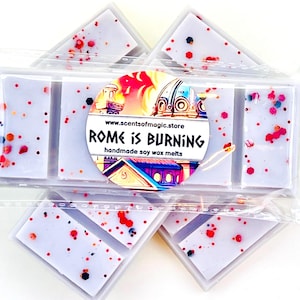 Spaceship Earth | Rome is Burning | Disney Ride Inspired | Wax Melts for Wax Warmer | Disney World Disneyland Scents | Disney Gift Under 10