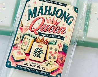 Mahjong Queen Soy Wax Melts: Game Night Hostess Gift for Women