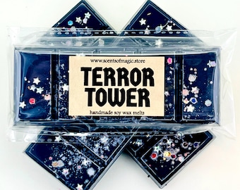 Terror Tower Soy Wax Melts | Mahogany Teakwood Scent | Disney Inspired Snap Bar for Warmer | Disney Home Decor Gift Under 10