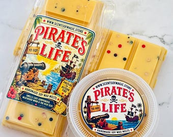 Pirate’s Life Soy Snap Bar For Warmer: Theme Park Inspired Home Fragrance