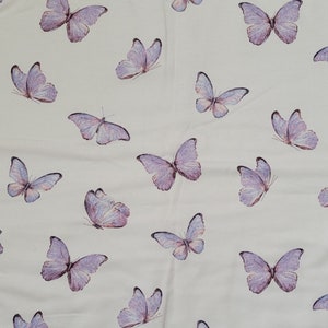 Purple Butterfly Kitten Mat