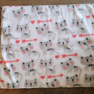 Graue Katzen Fleece-Unterlage