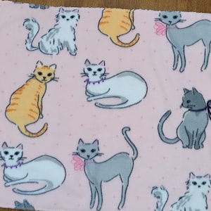 Hübsche Katzen auf rosa Passepartout