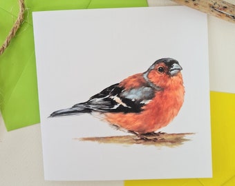 Garden Bird Card-  Bird Card for Him & Her- Bird Birthday Card
