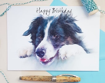 photo Happy Birthday Border Collie Funny border collie card etsy
