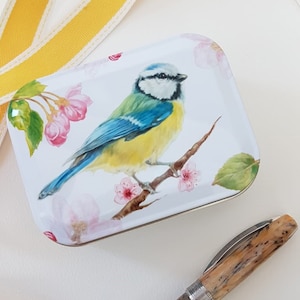 Garden Bird Gift-  Gift-  Gift - Bird Tin - Bird Birthday Gift - Hobby Tin - Treat Tin
