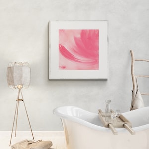 Pink Abstract Art Print- Abstract Wall Art - Pink Wall Art- Modern House Print