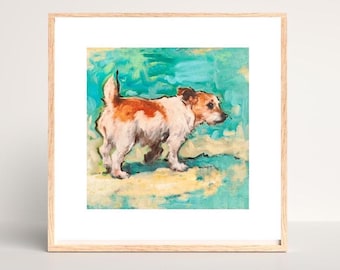 Jack Russell Terrier Art Print: Signed Pet Portrait