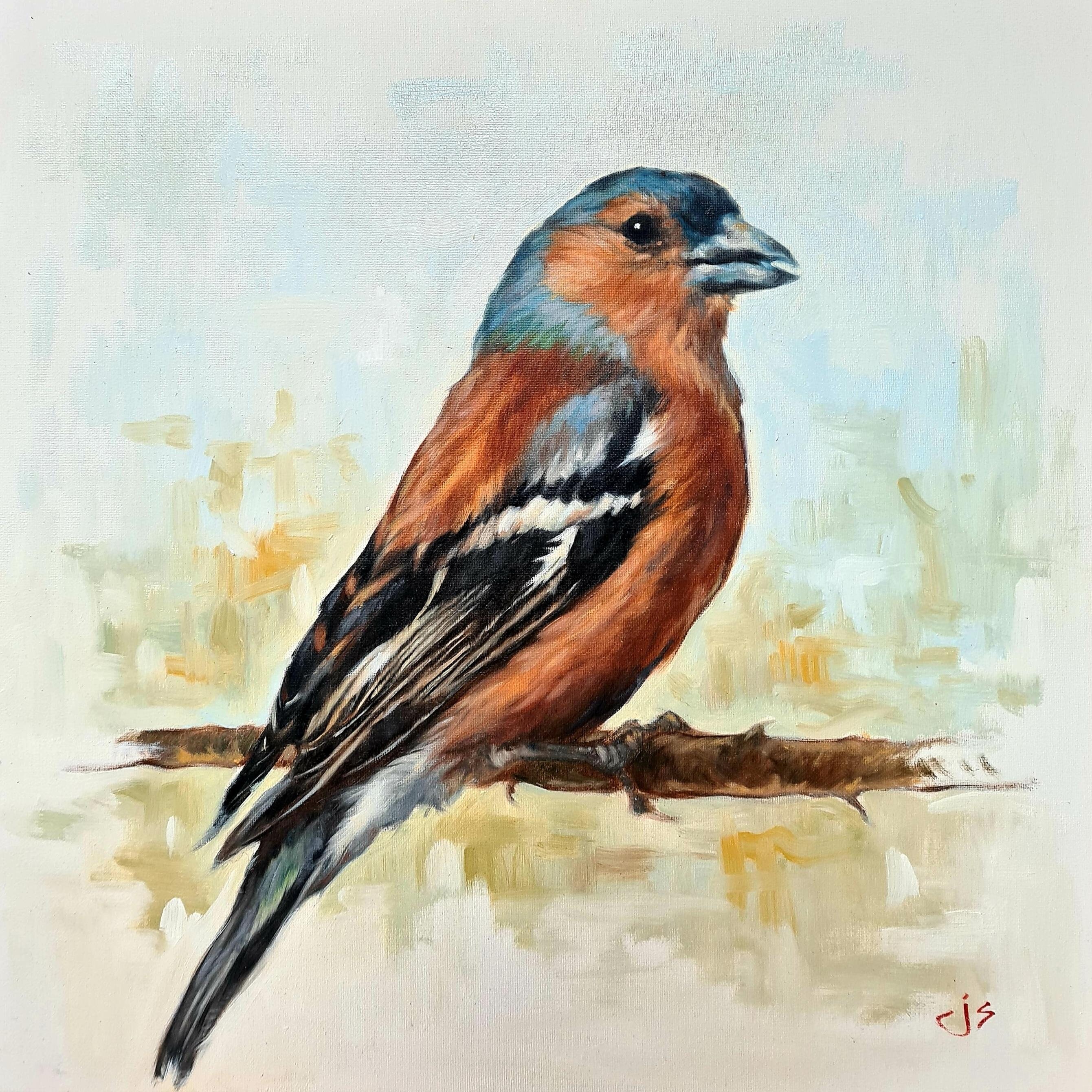 Original Oil Painting Art Gift Rustic Home Decor oil Painting Bird