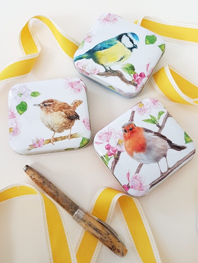 Garden Bird Gift Easter Gift Idea Hobby Tin Birthday Gift Etsy