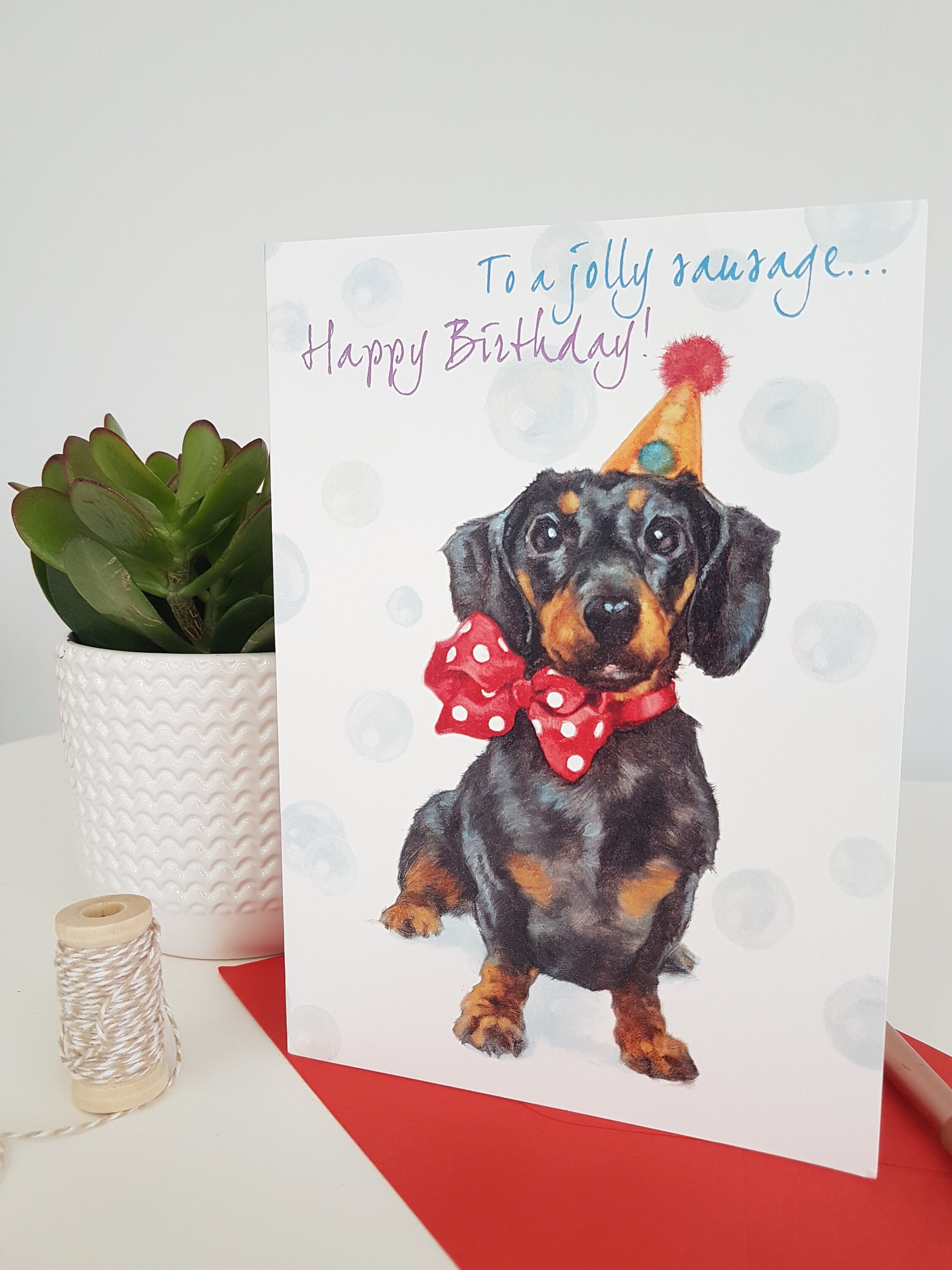 Dackel Geburtstag KarteDackelGeschenkIdee Hund Etsy