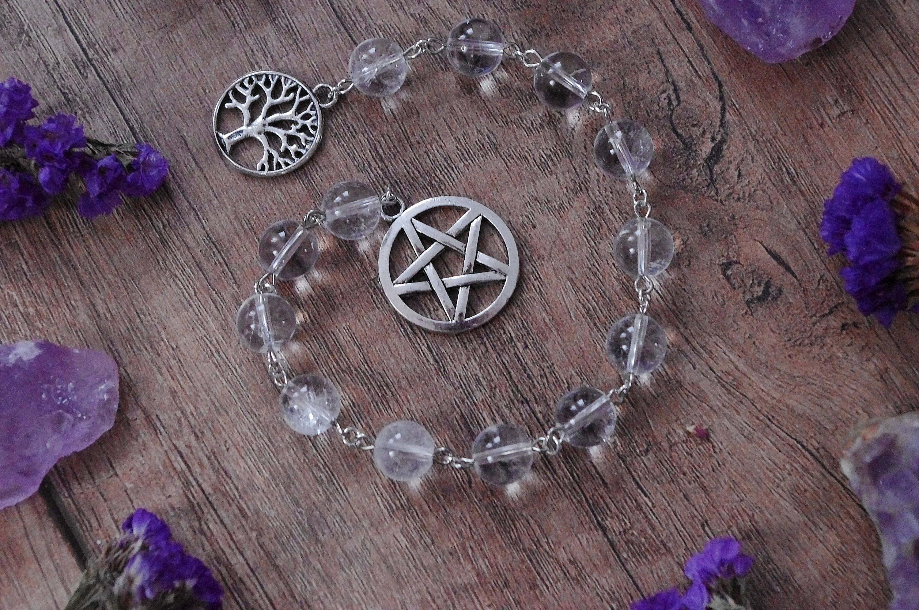 Protection Prayer beads Witch Beads Wicca Rosary Witch Etsy