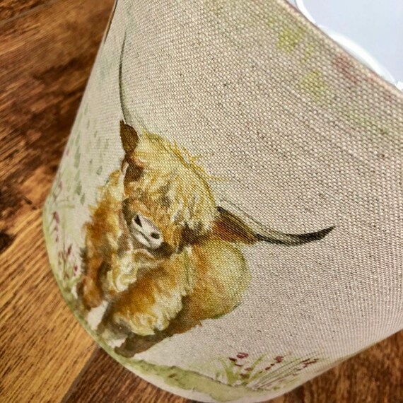 Pendant Light Shade Highland Cow 20cm