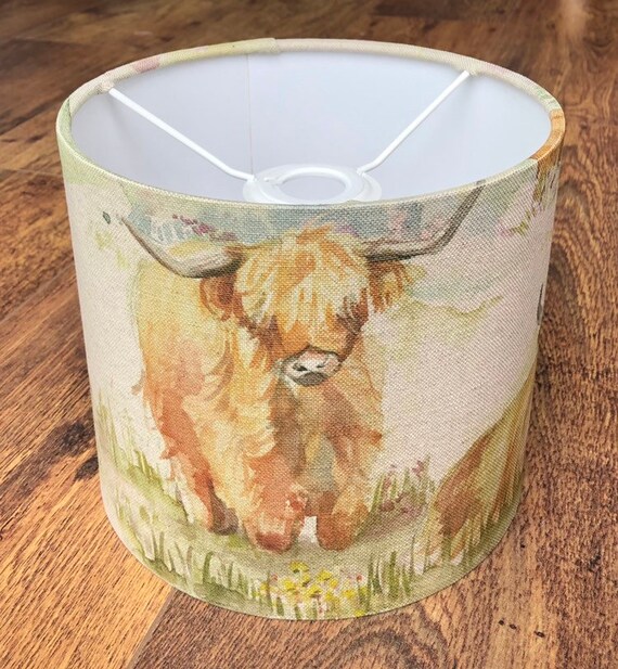 Pendant Light Shade Highland Cow 20cm