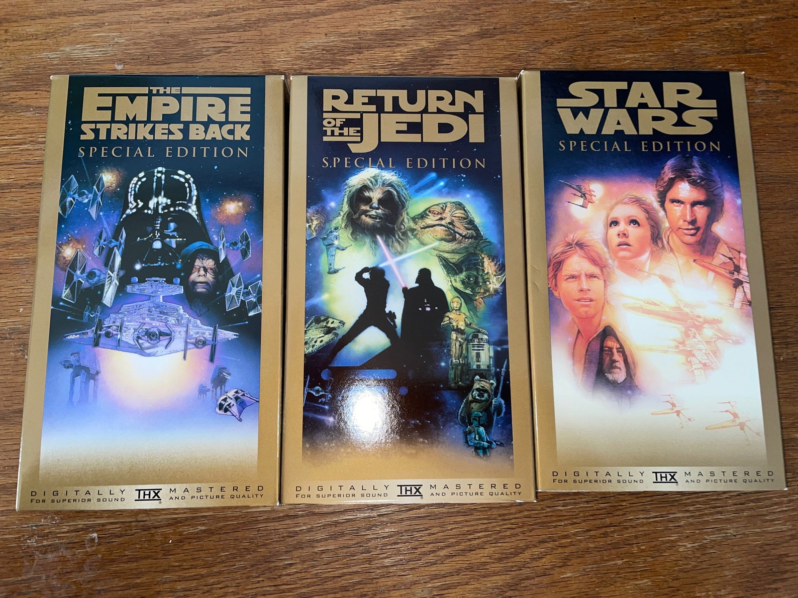 Star Wars Trilogy Special Edition 1997 VHS Movies Etsy