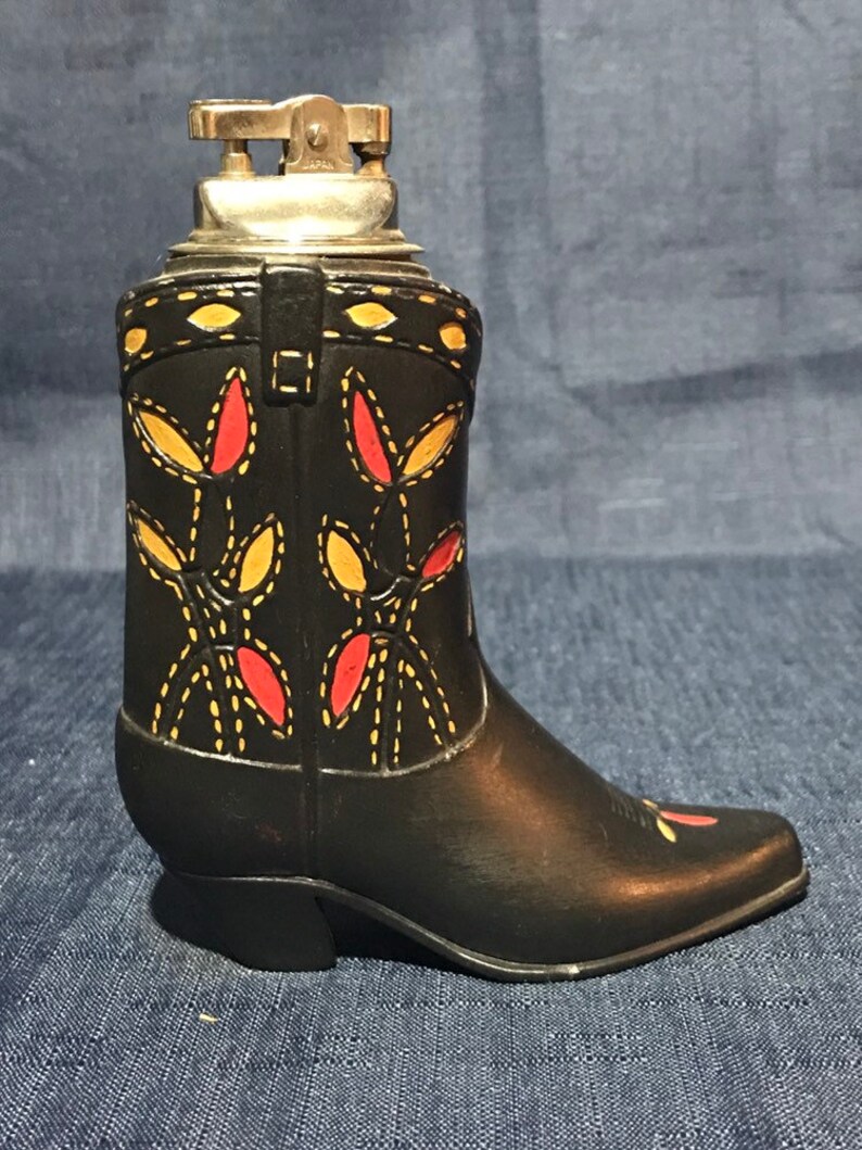 Cowboy boot butane lighter smoking boot lighter tobacco Etsy