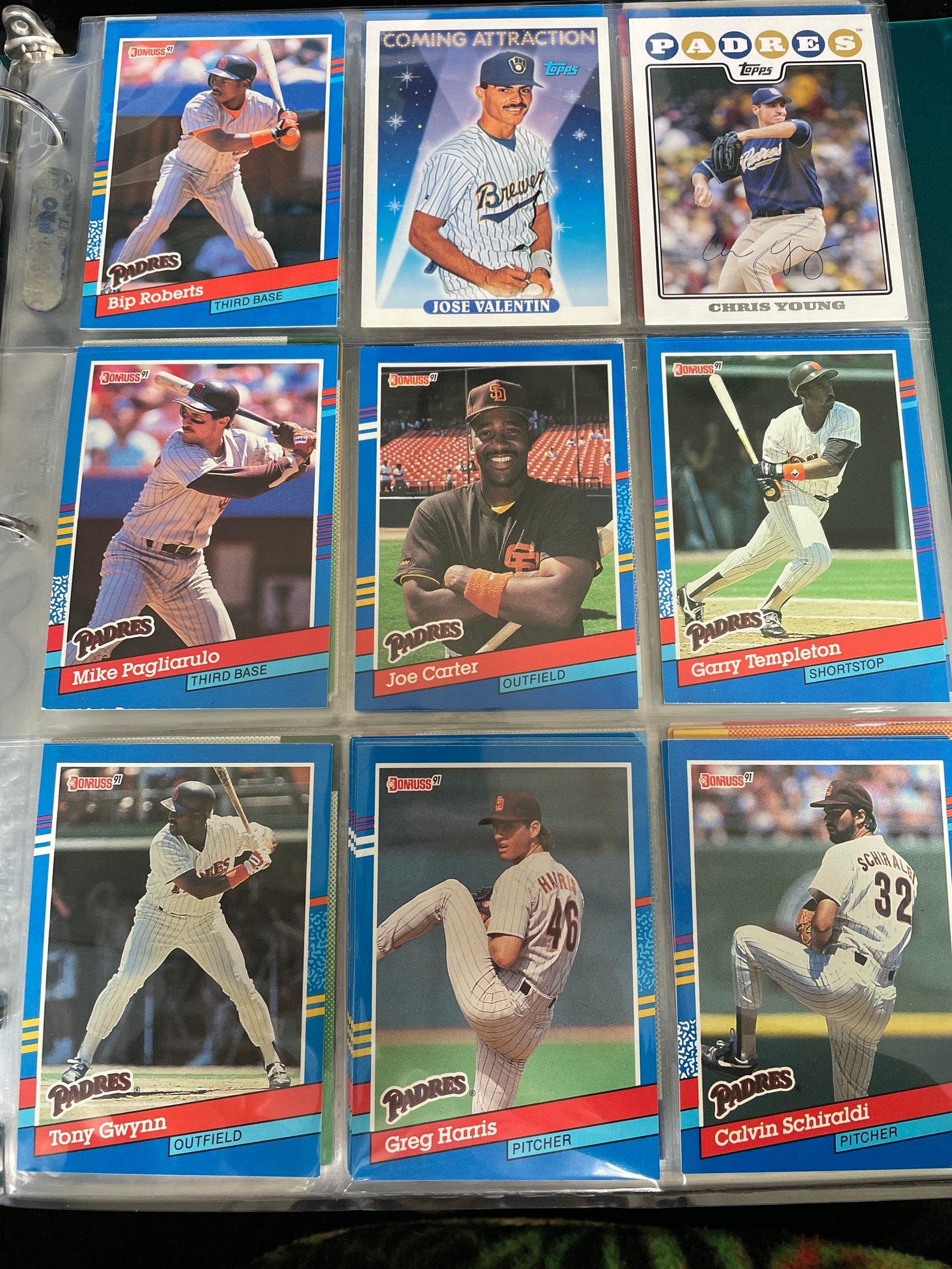 The San Diego Padres MLB Trading Cards 1970s to the 90s Etsy