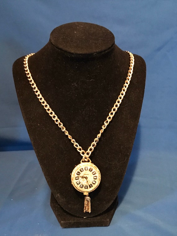 Vintage Pendant Watch Necklace Lucerne Antimagnetic Swiss Made | eBay