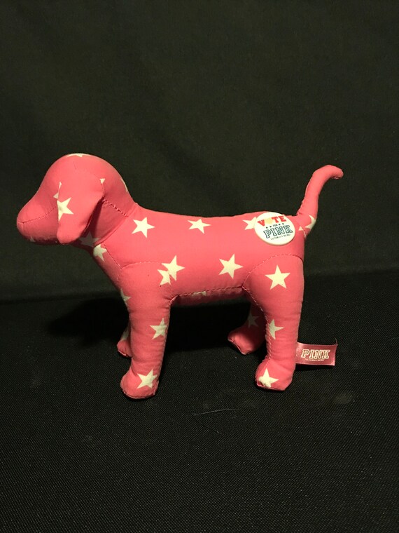 victoria's secret pink plush dog