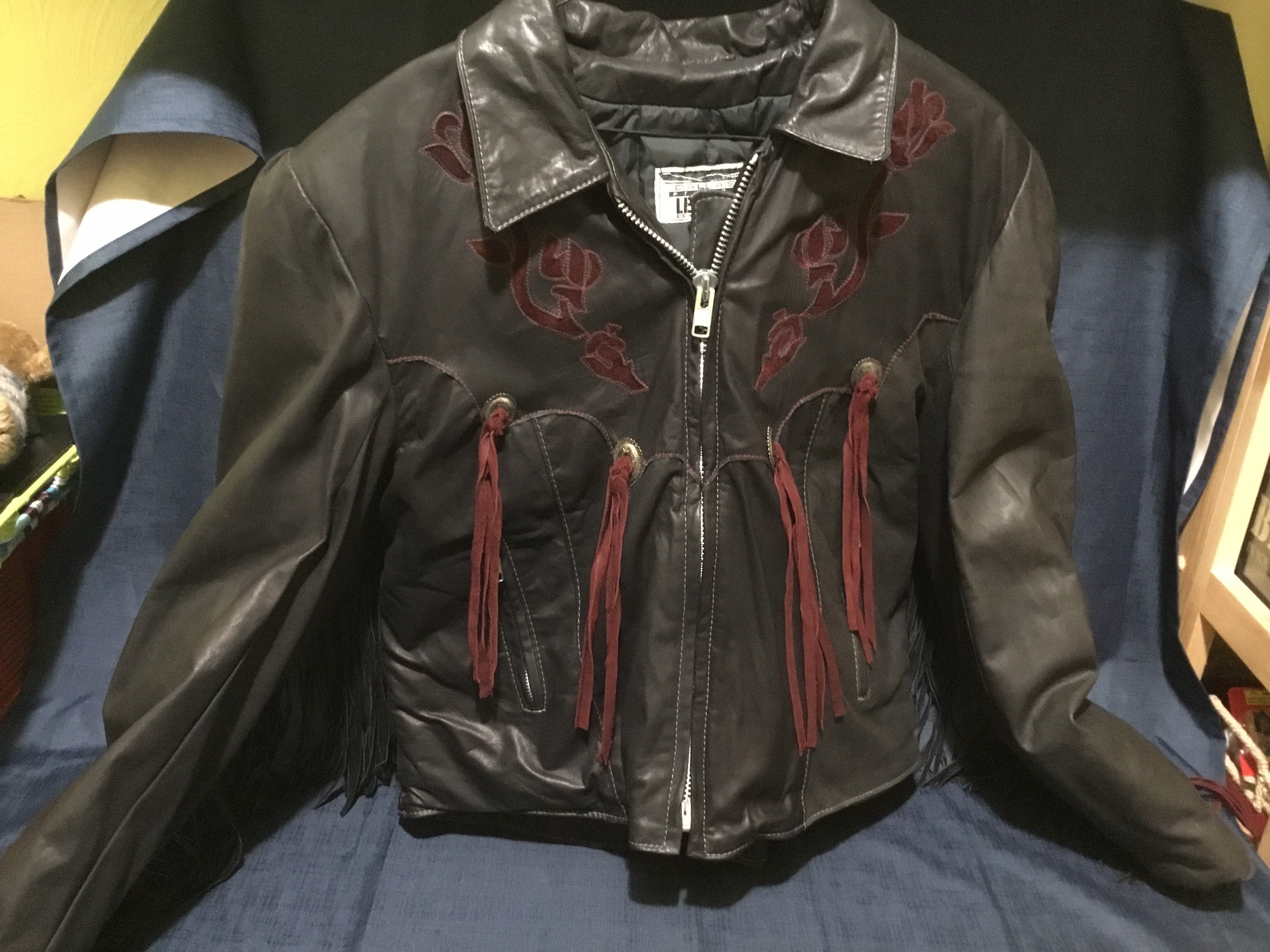 leather jacket size 20