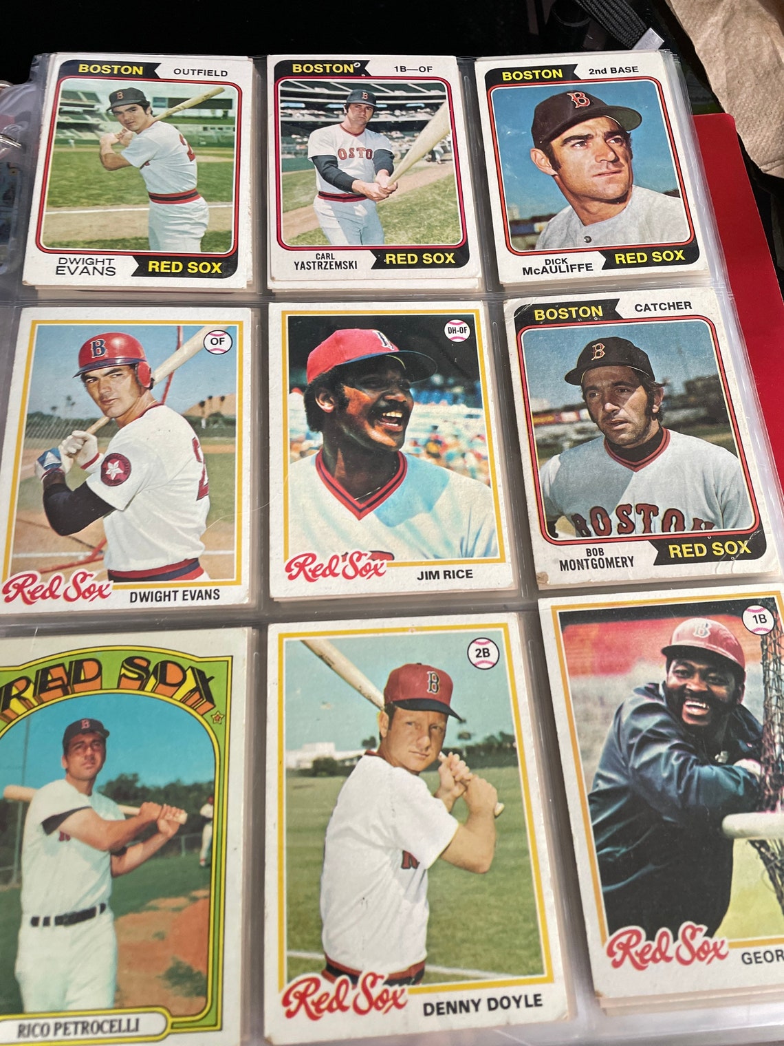 The Boston Red Sox MLB Trading Cards Collectible Baseball Etsy