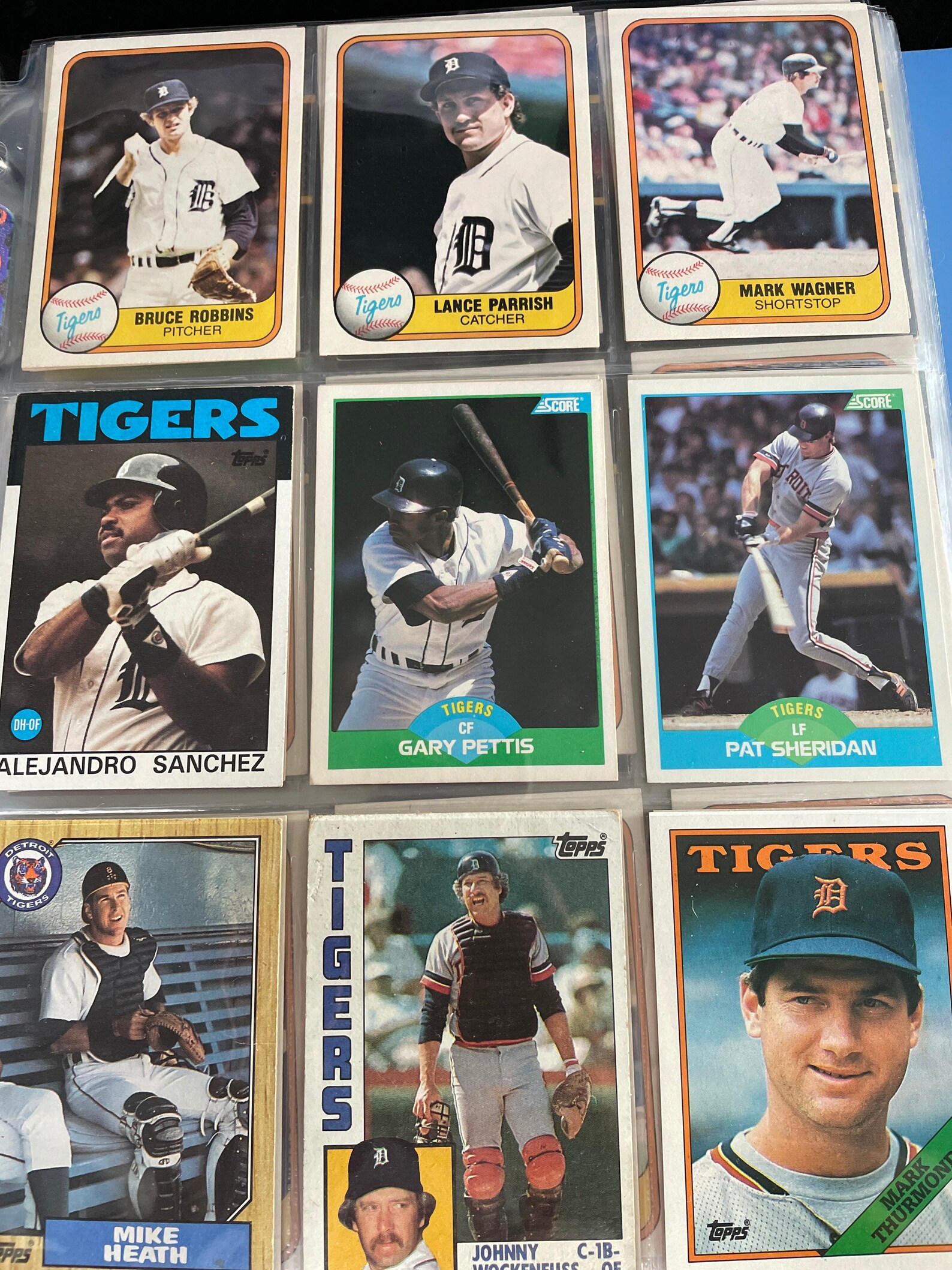 Detroit Tigers MLB Trading Cards 1970s to the 1990s Detroit Etsy