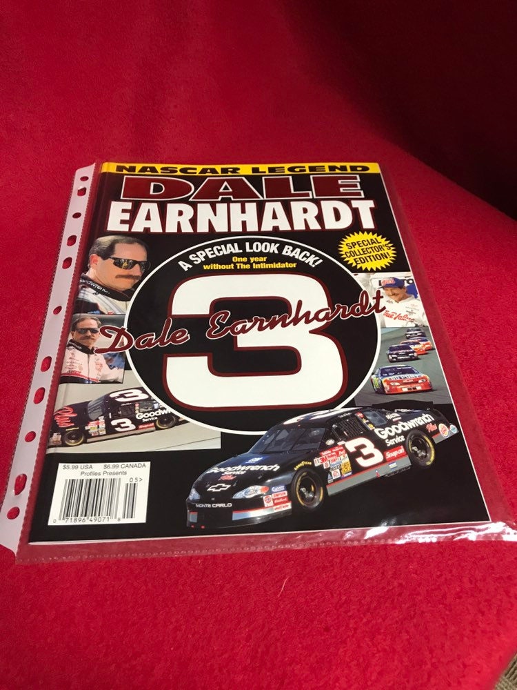 Dale Earnhardt Sr 2001 The Intimidator 7X CUP CHAMPION Hall of Fame Driver Vintage Rare Collectible Replica Silver NASCAR Championship Ring with Cherrywood Display Box 