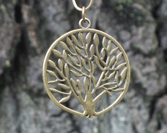 Bronze Tree of life pendant