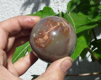 Polychrome jasper sphere