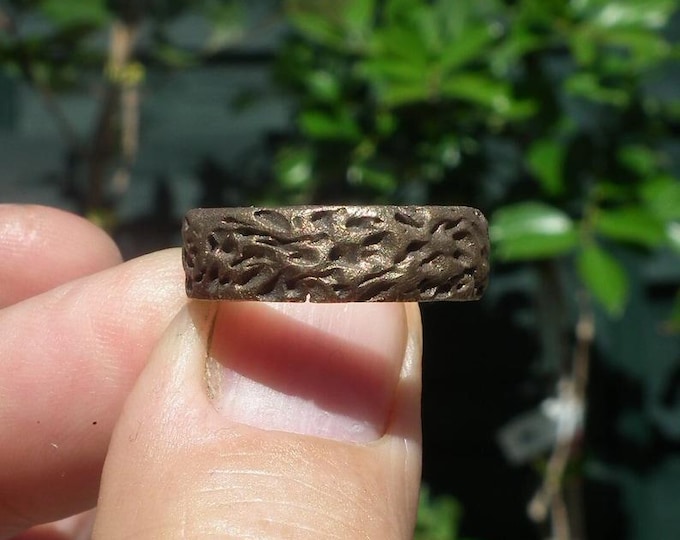 Handmade bronze ring