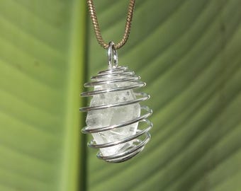 Herkimer diamond necklace