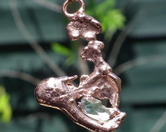 Libyan desert glass necklace