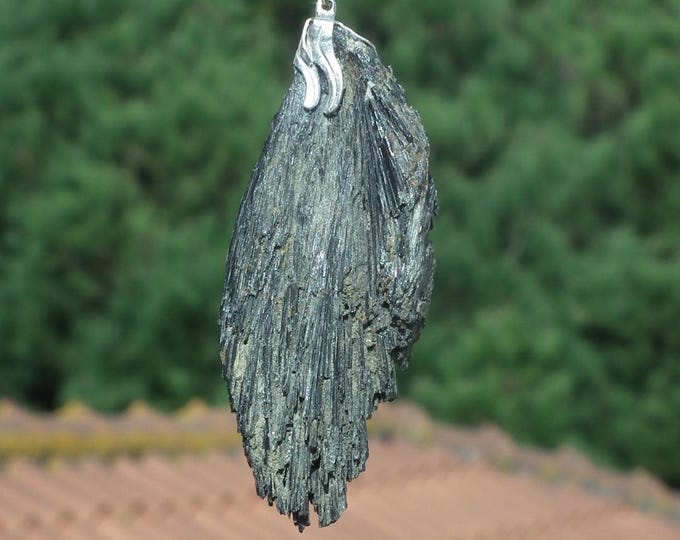 Black Kynanite pendant