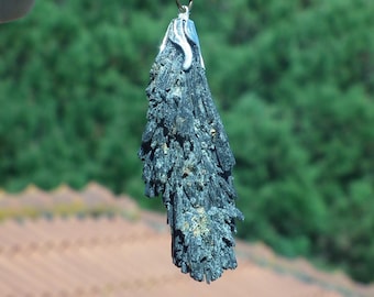 Black Kyanite pendant