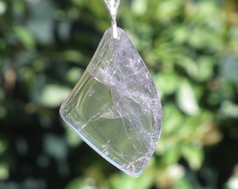 Ametrine necklace // Ametrine crystal // Ametrine pendant // with sterling silver bail