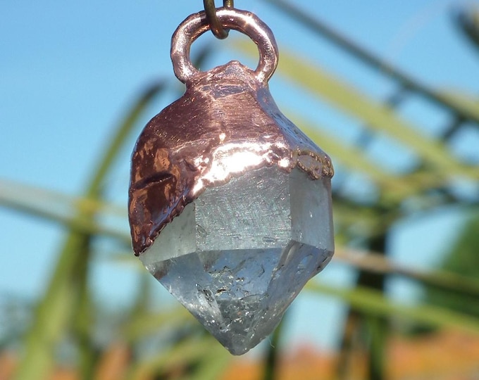 Herkimer diamond necklace