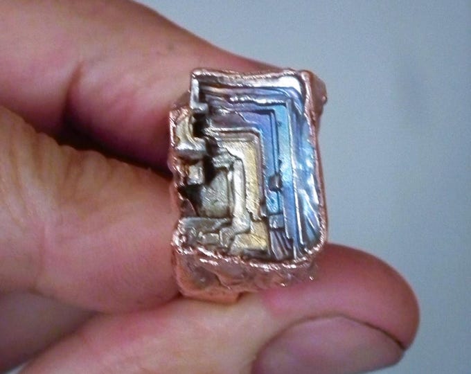 Electroformed  copper Bismuth ring