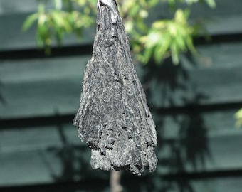 Black Kynanite pendant