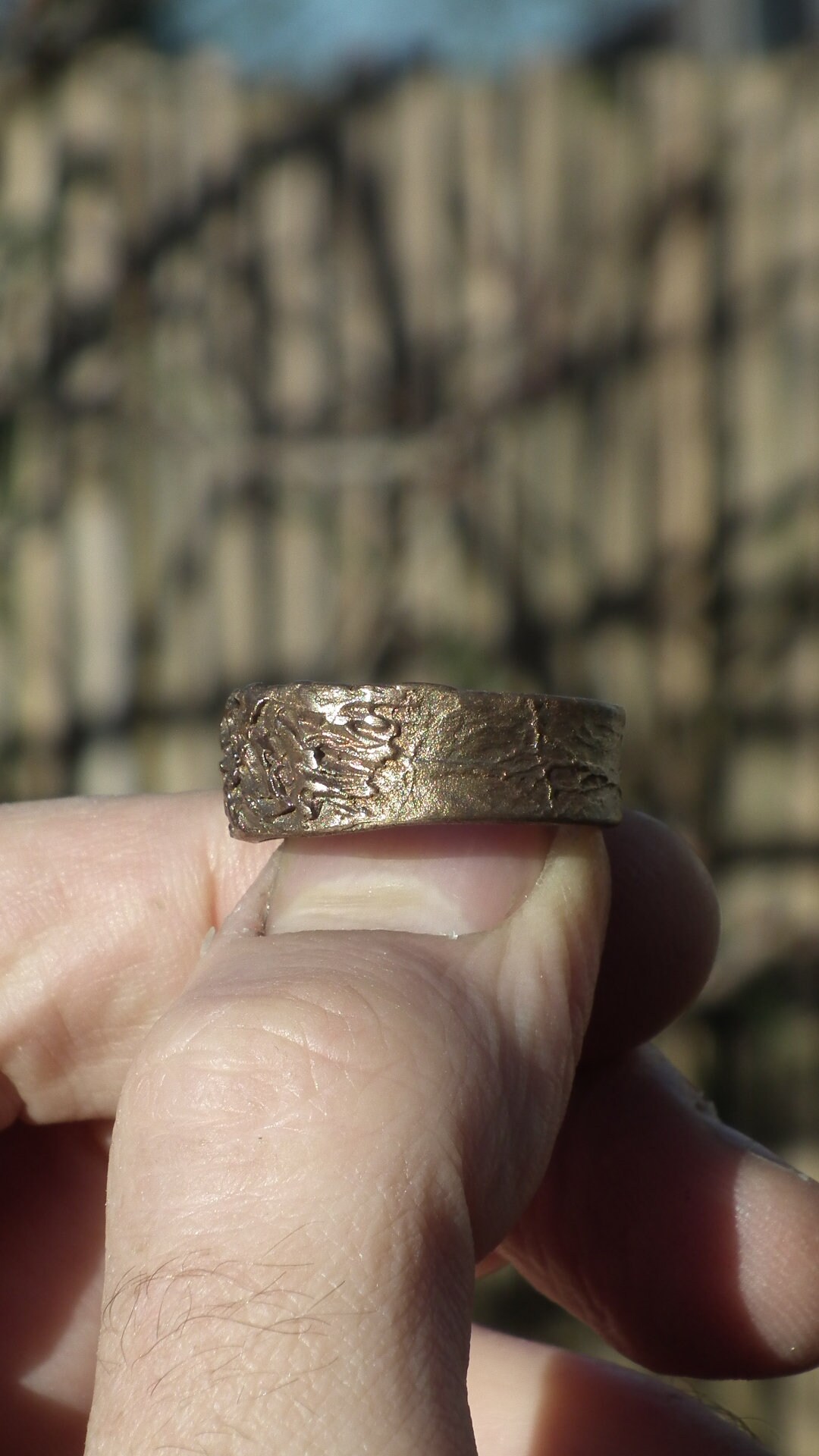 Handmade bronze ring Etsy