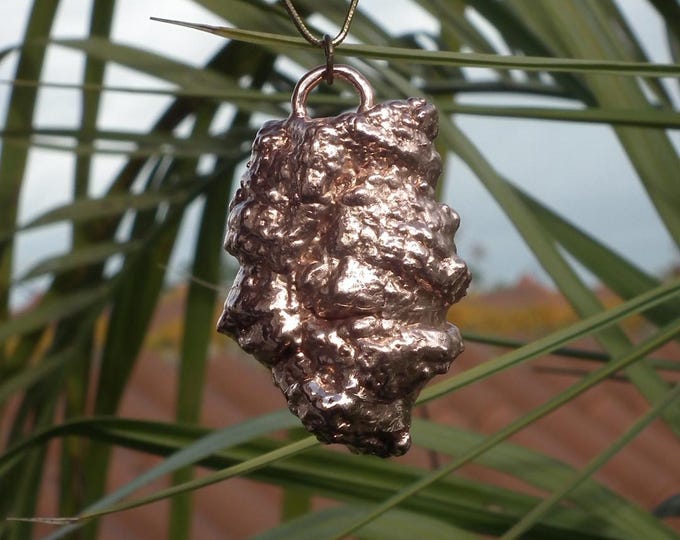 Electroformed copper Acorn pendant