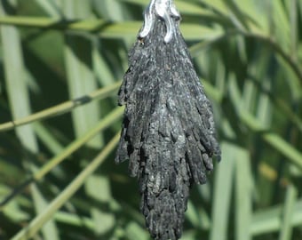 Black Kynanite pendant
